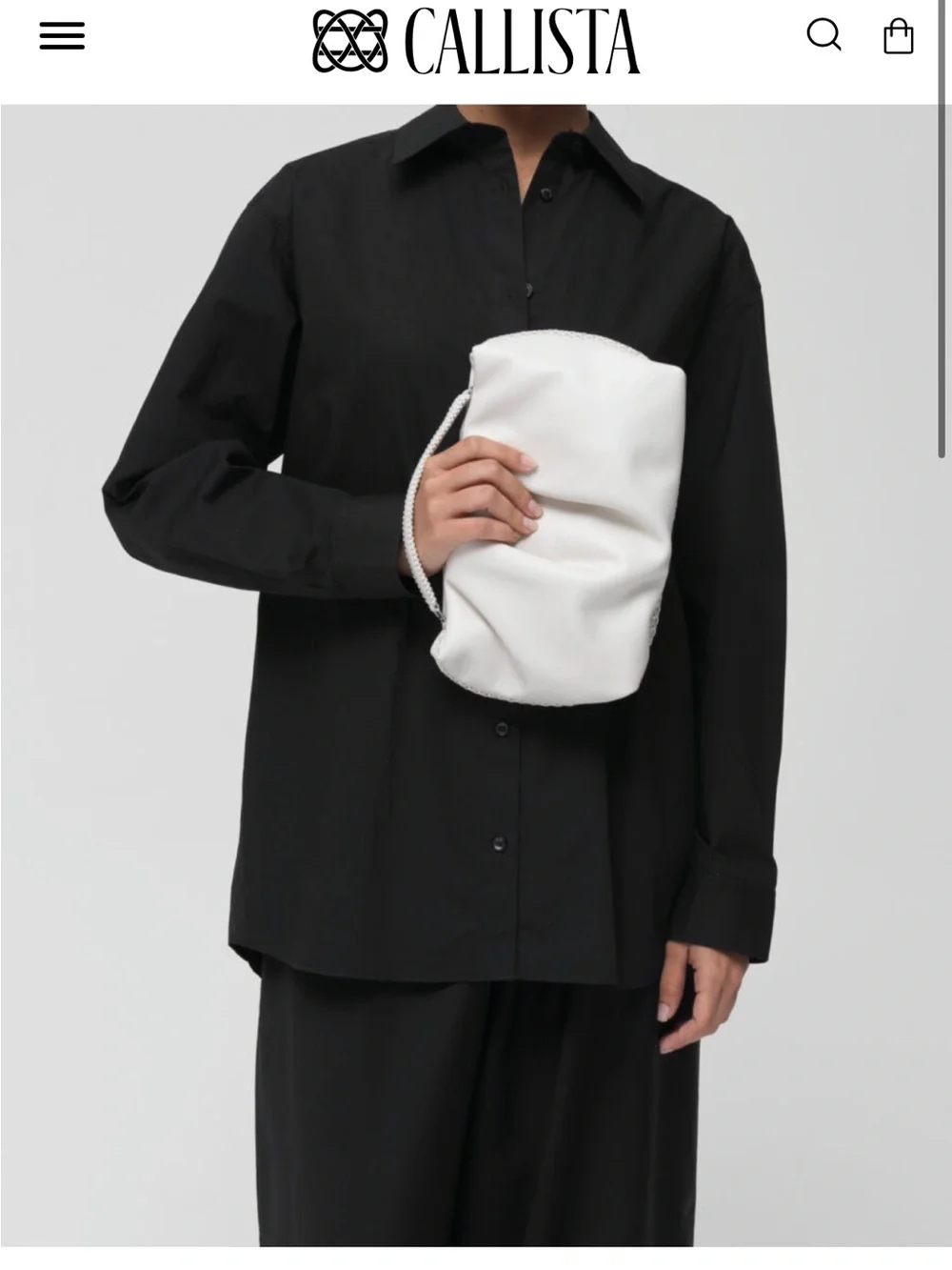 Callista Pleated Clutch